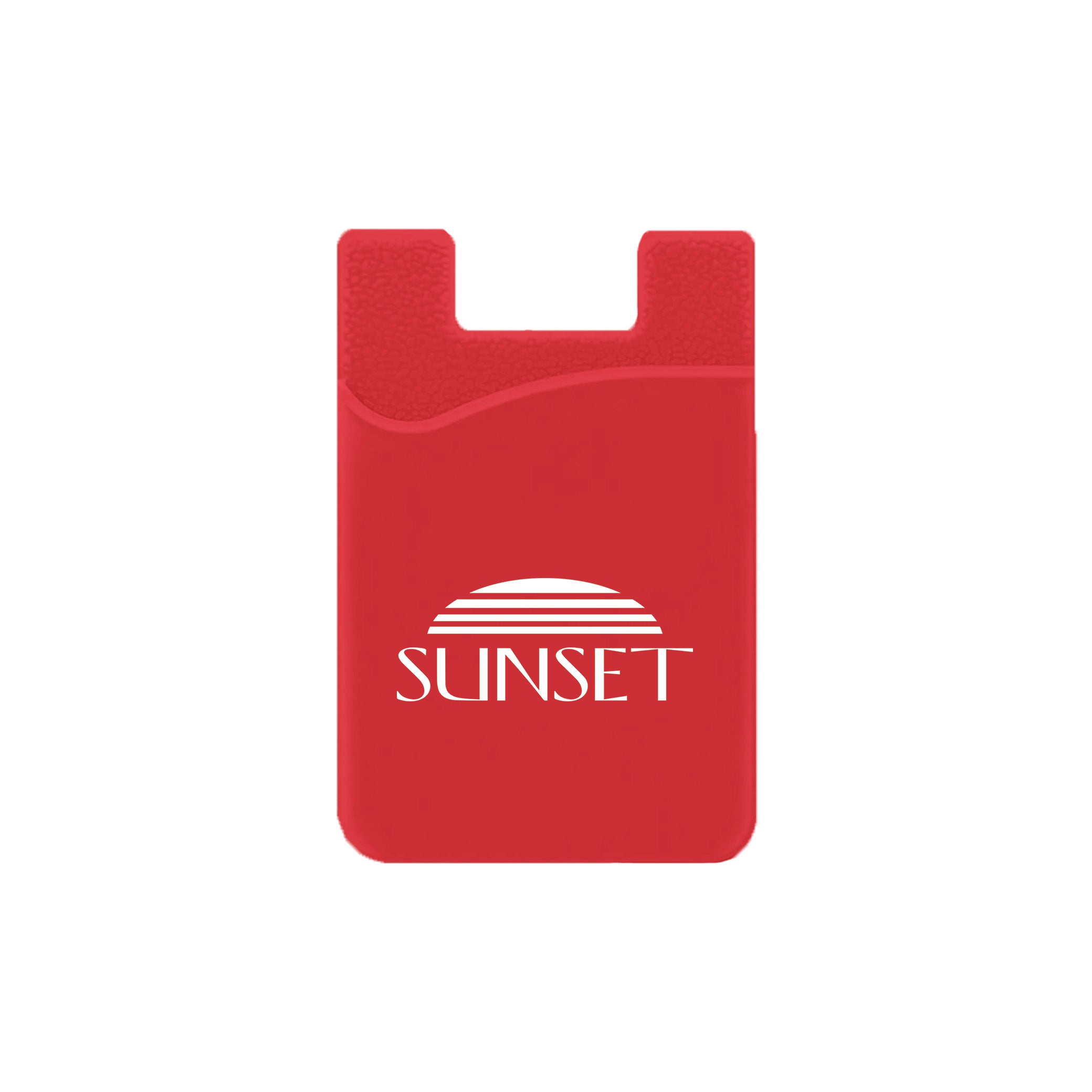 Silicone Wallet Case MOQ 50 PCS Red