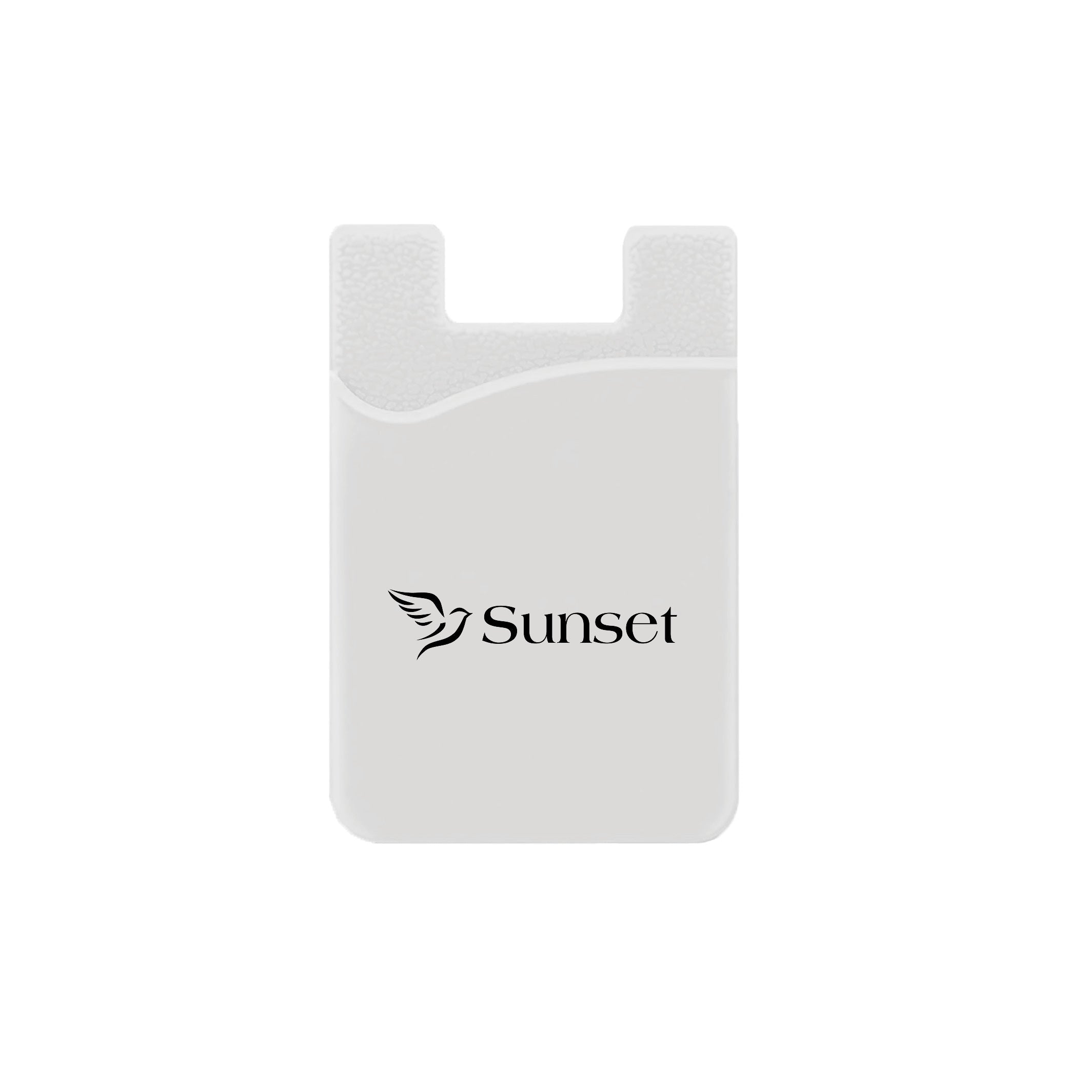 Silicone Wallet Case MOQ 50 PCS White