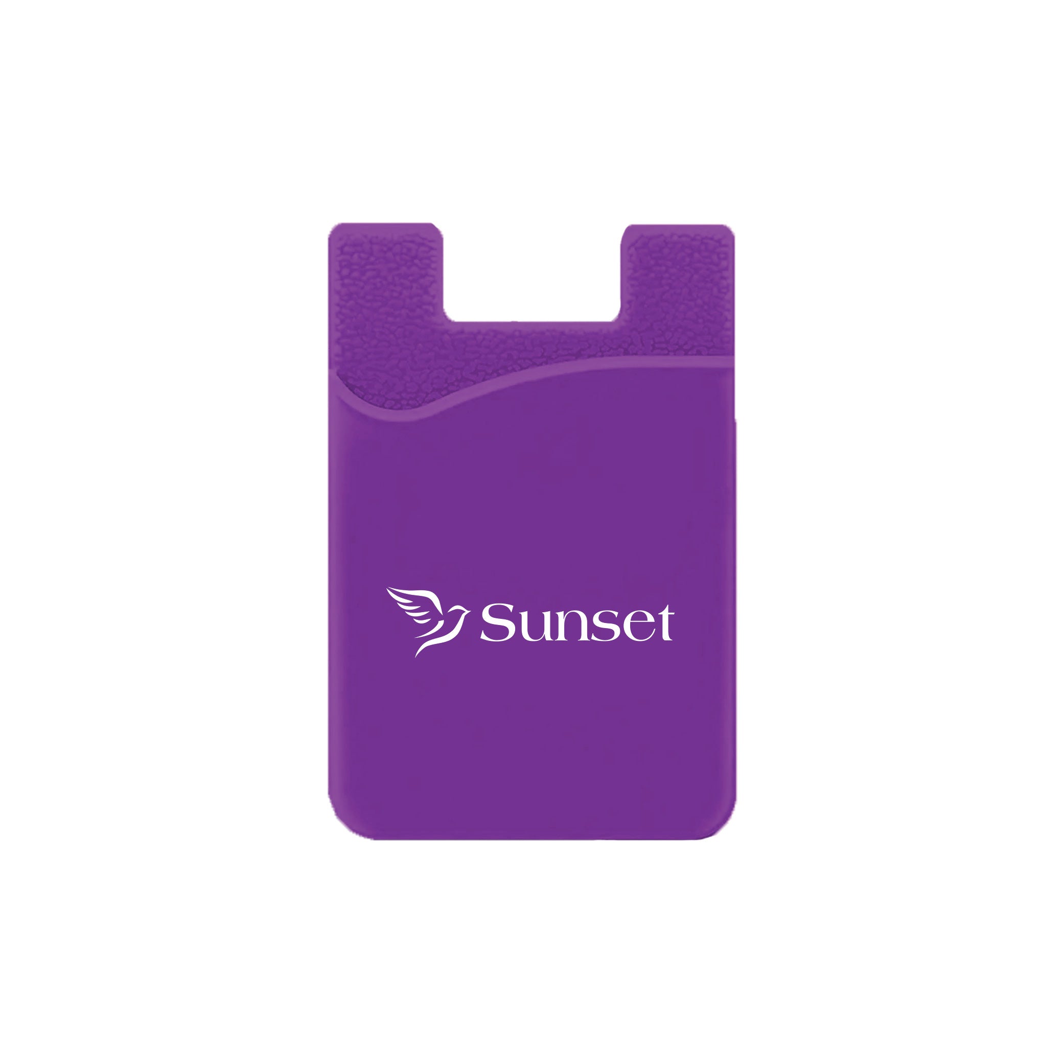 Silicone Wallet Case MOQ 50 PCS Purple