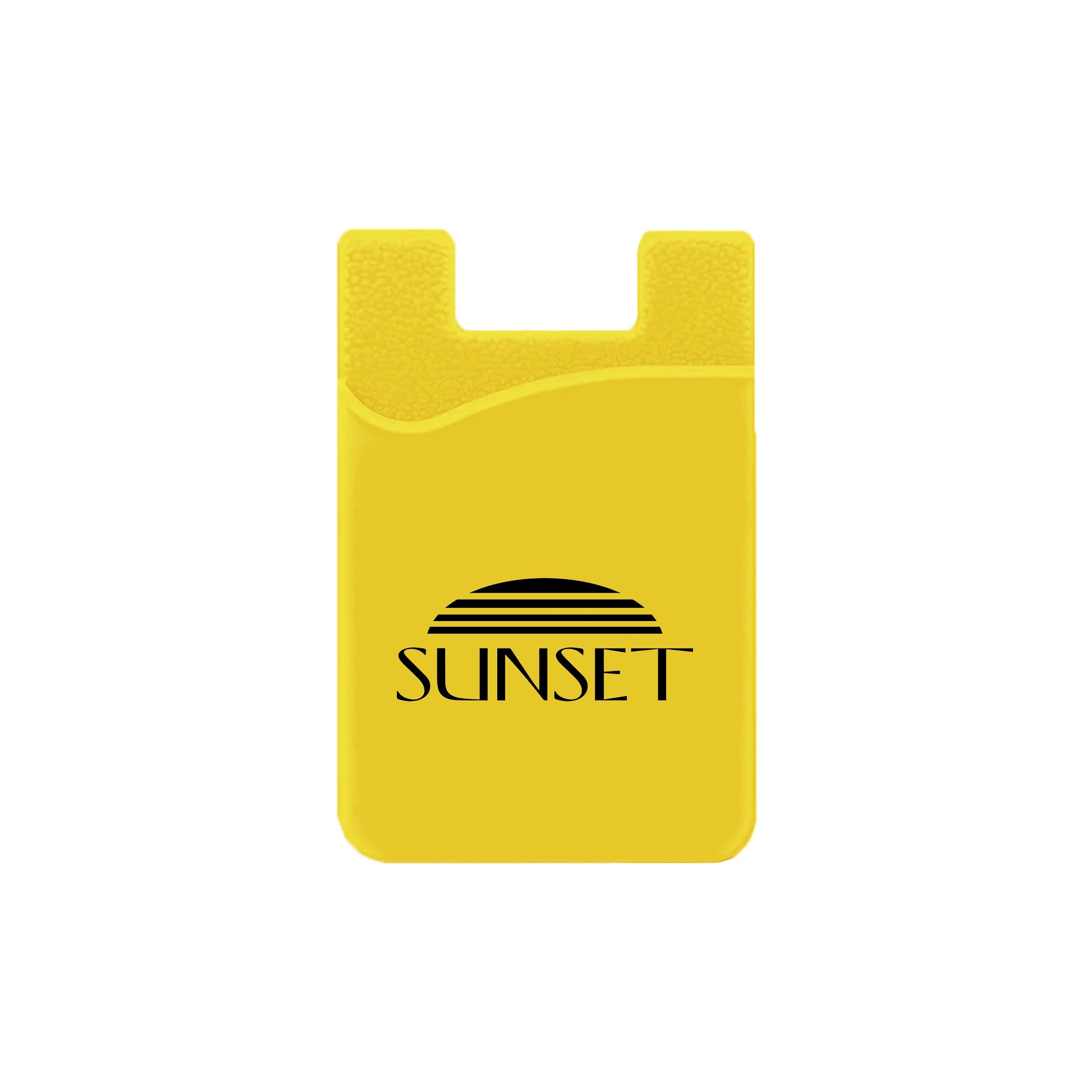 Silicone Wallet Case MOQ 50 PCS Yellow