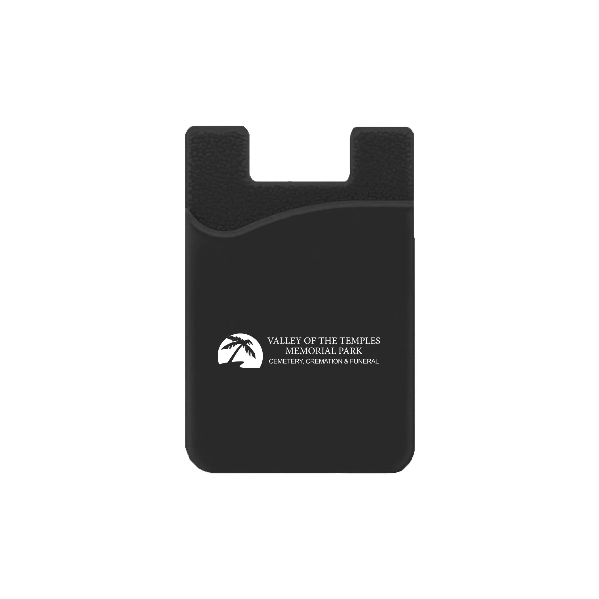 Silicone Wallet Case MOQ 50 PCS Black