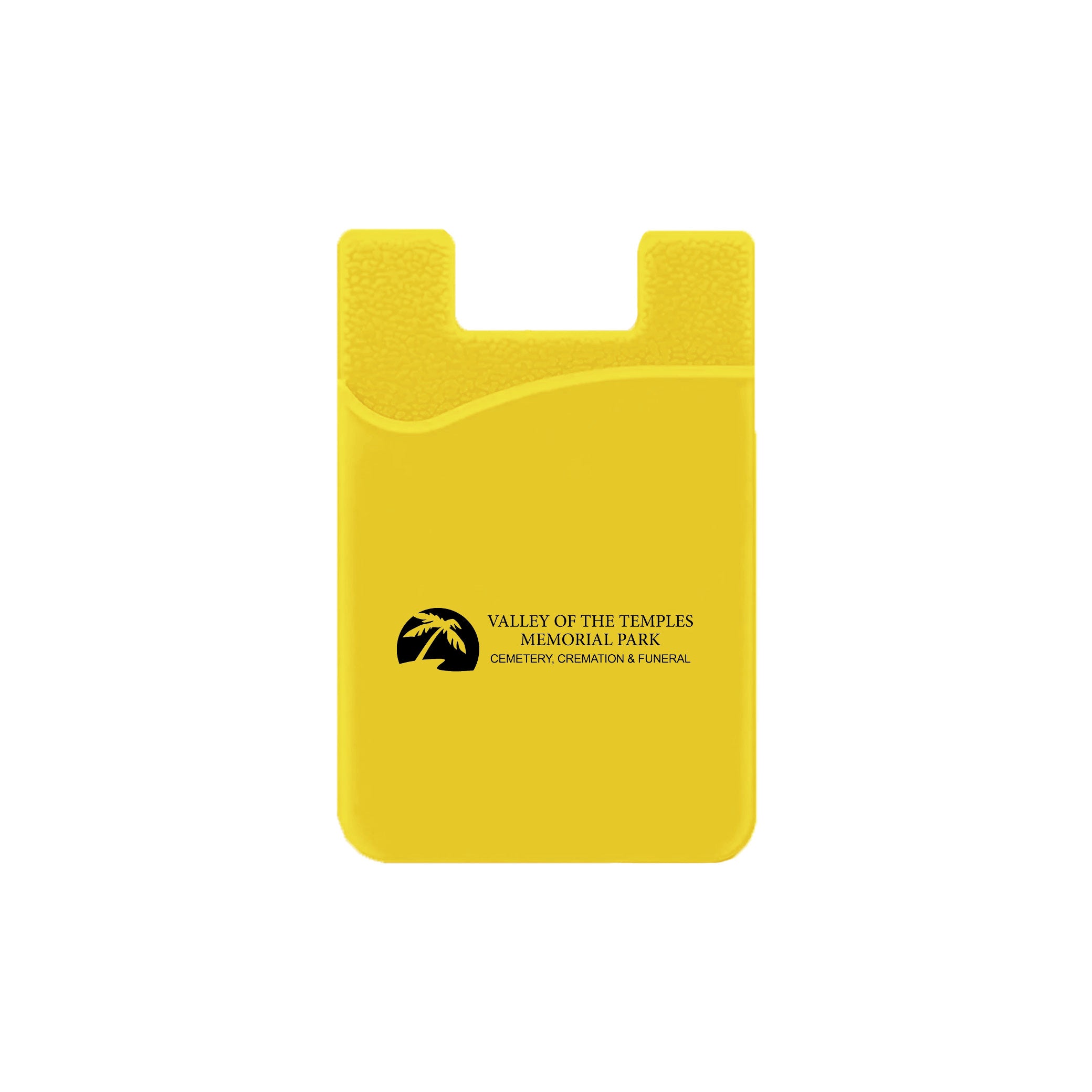 Silicone Wallet Case MOQ 50 PCS Yellow