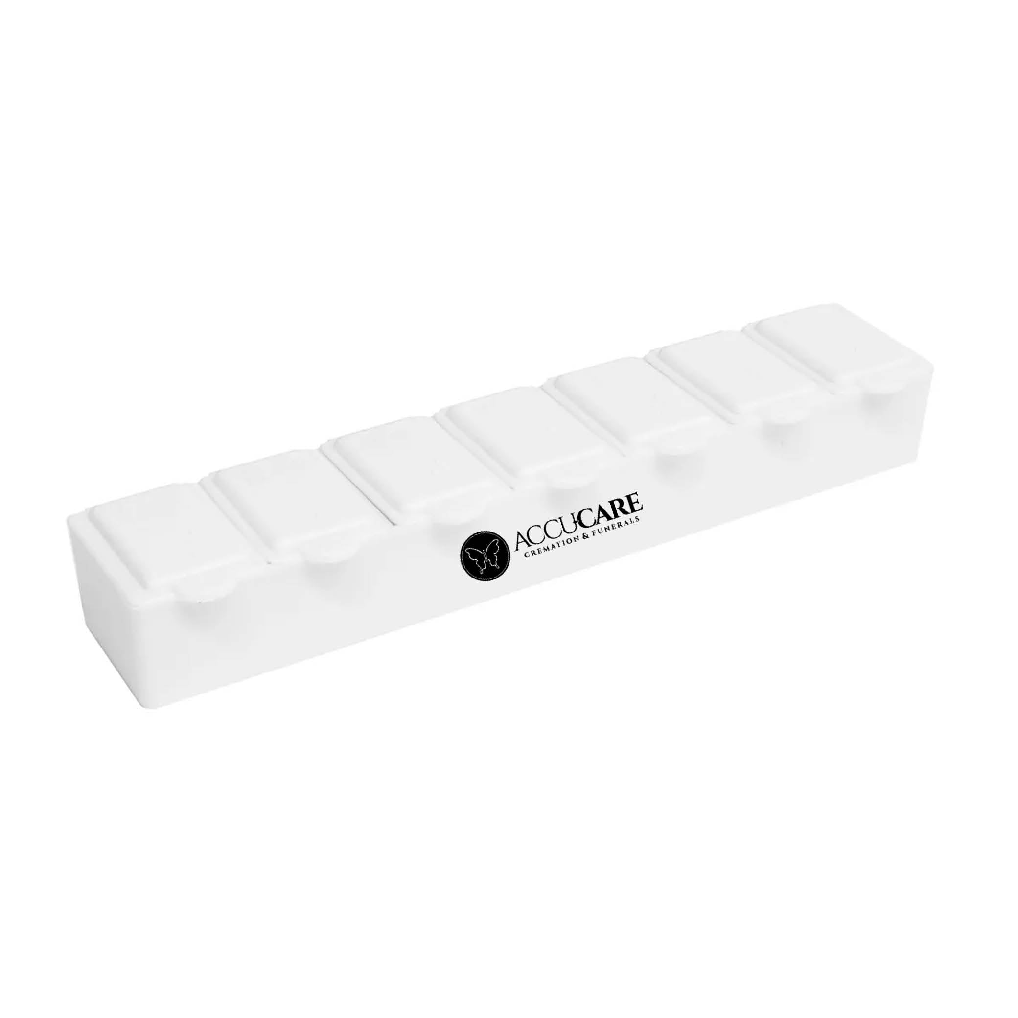 7 Day Pill Box White