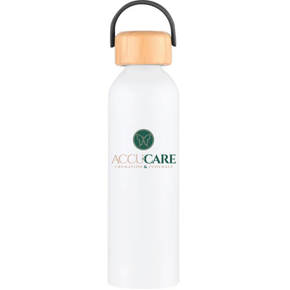 Geyser-VI 24 Oz. Eco Friendly Sports Water Bottle White