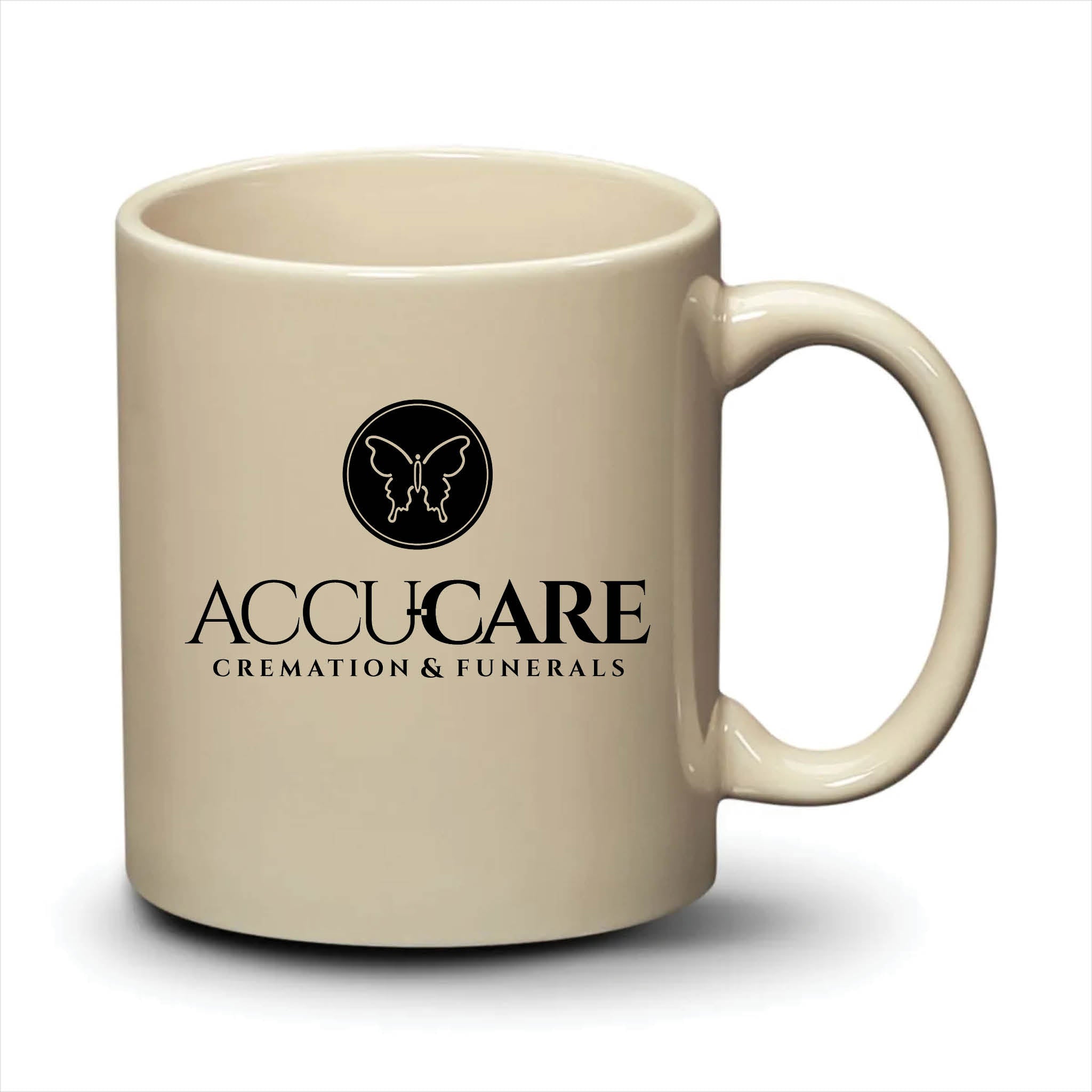 Malibu Mug Almond Black Logo