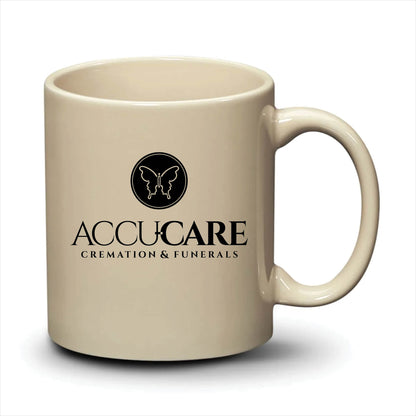 Malibu Mug Almond Black Logo