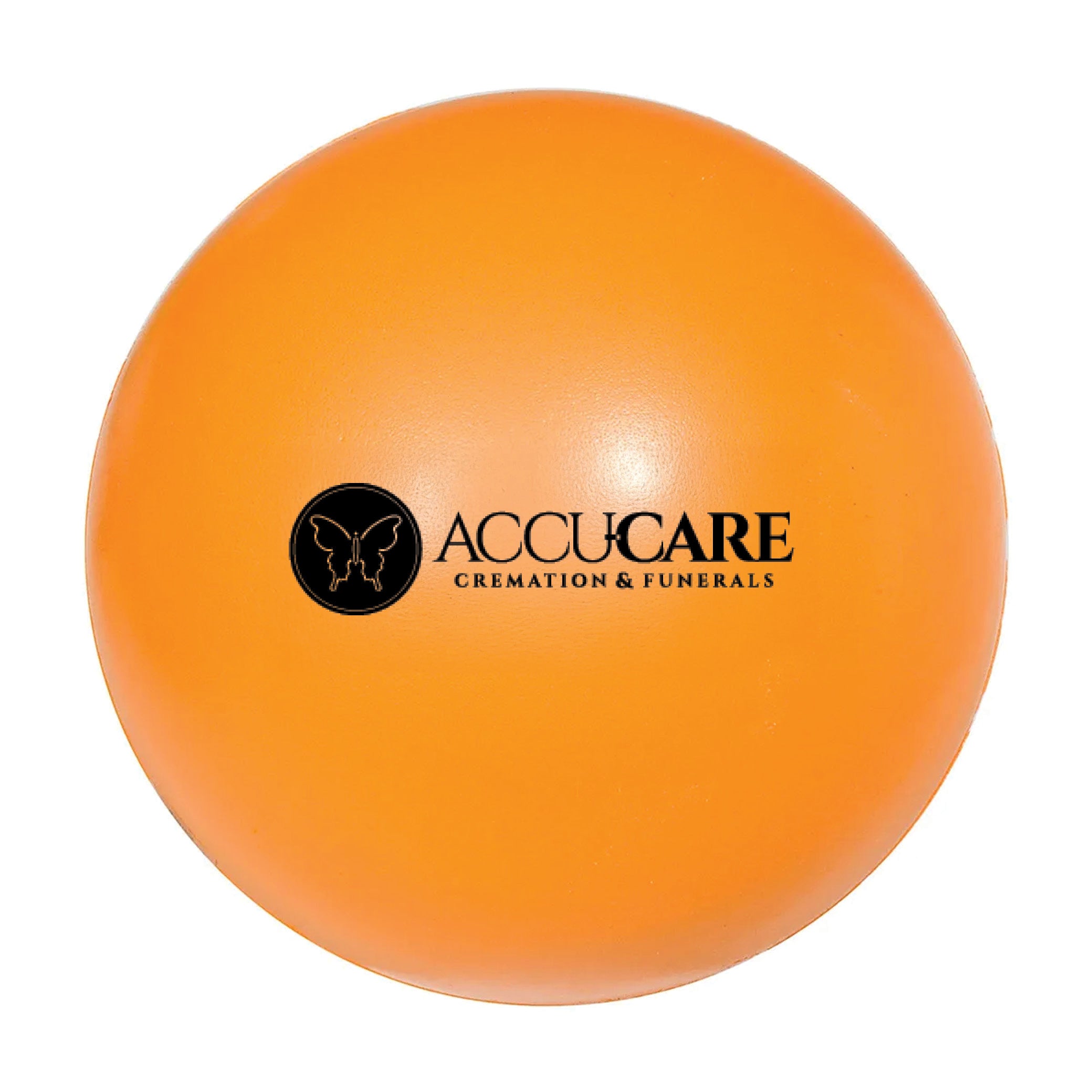 Round Stress Ball Orange