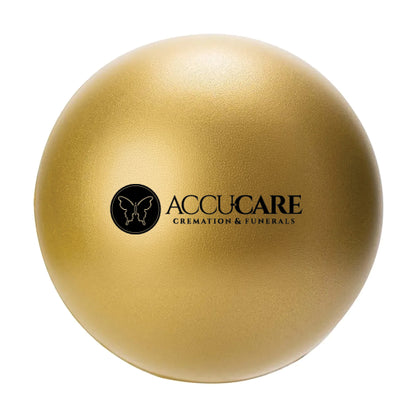 Round Stress Ball Gold