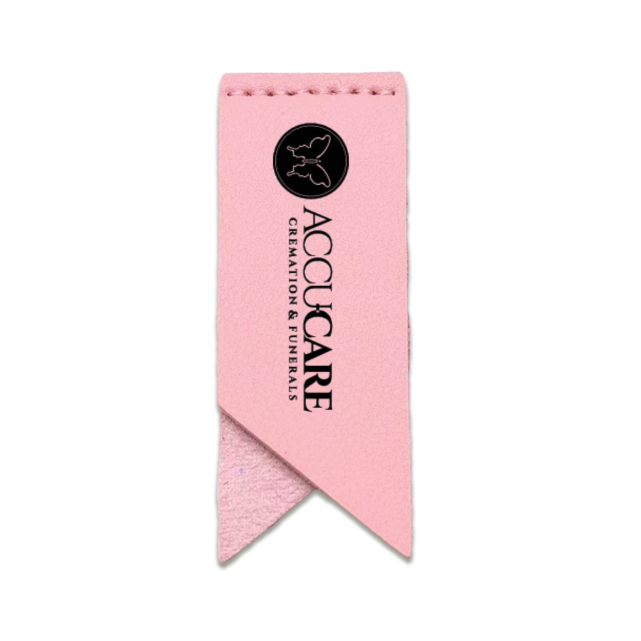 Handmade Leather Bookmark Corner Marker Clip Read Sign Pink