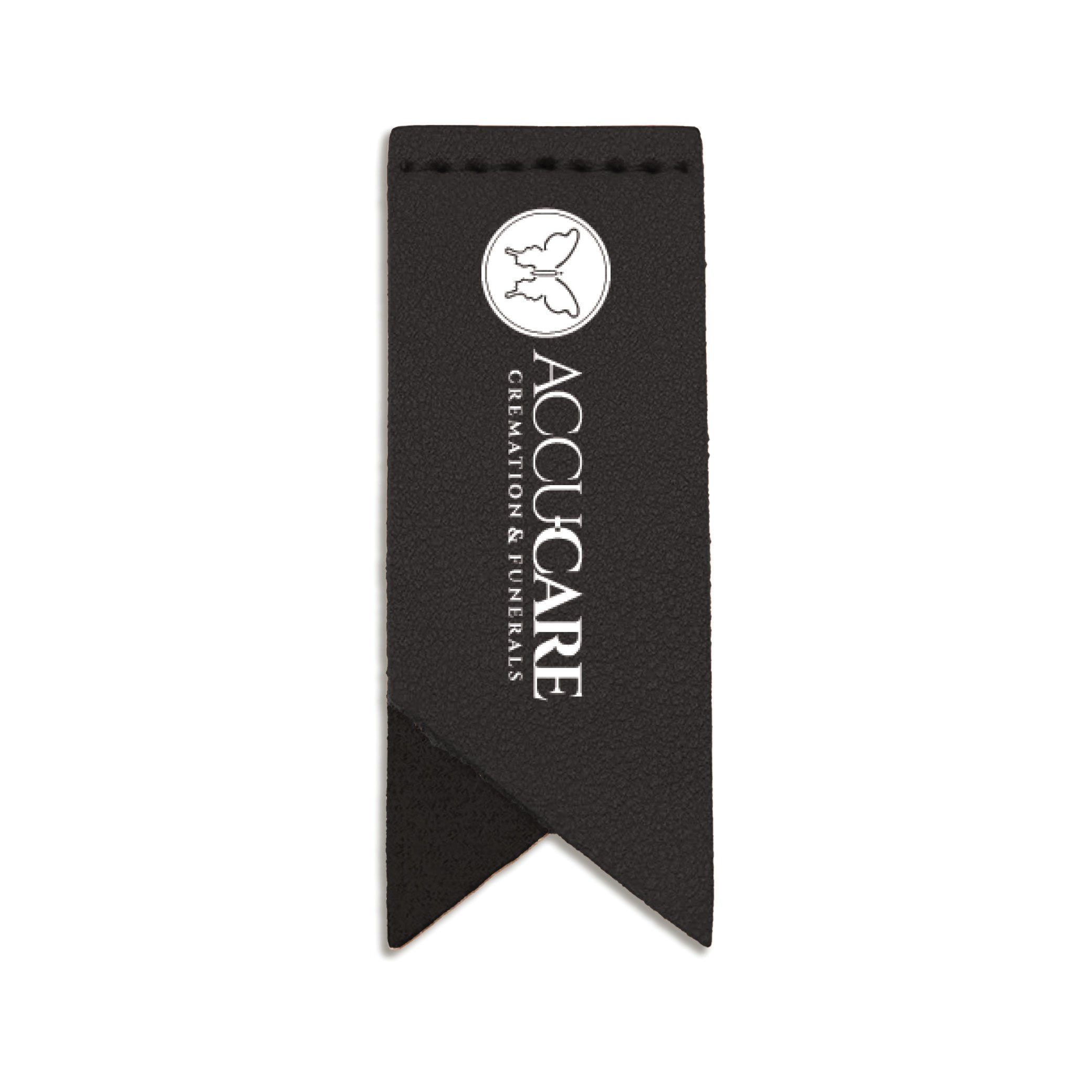 Handmade Leather Bookmark Corner Marker Clip Read Sign Black