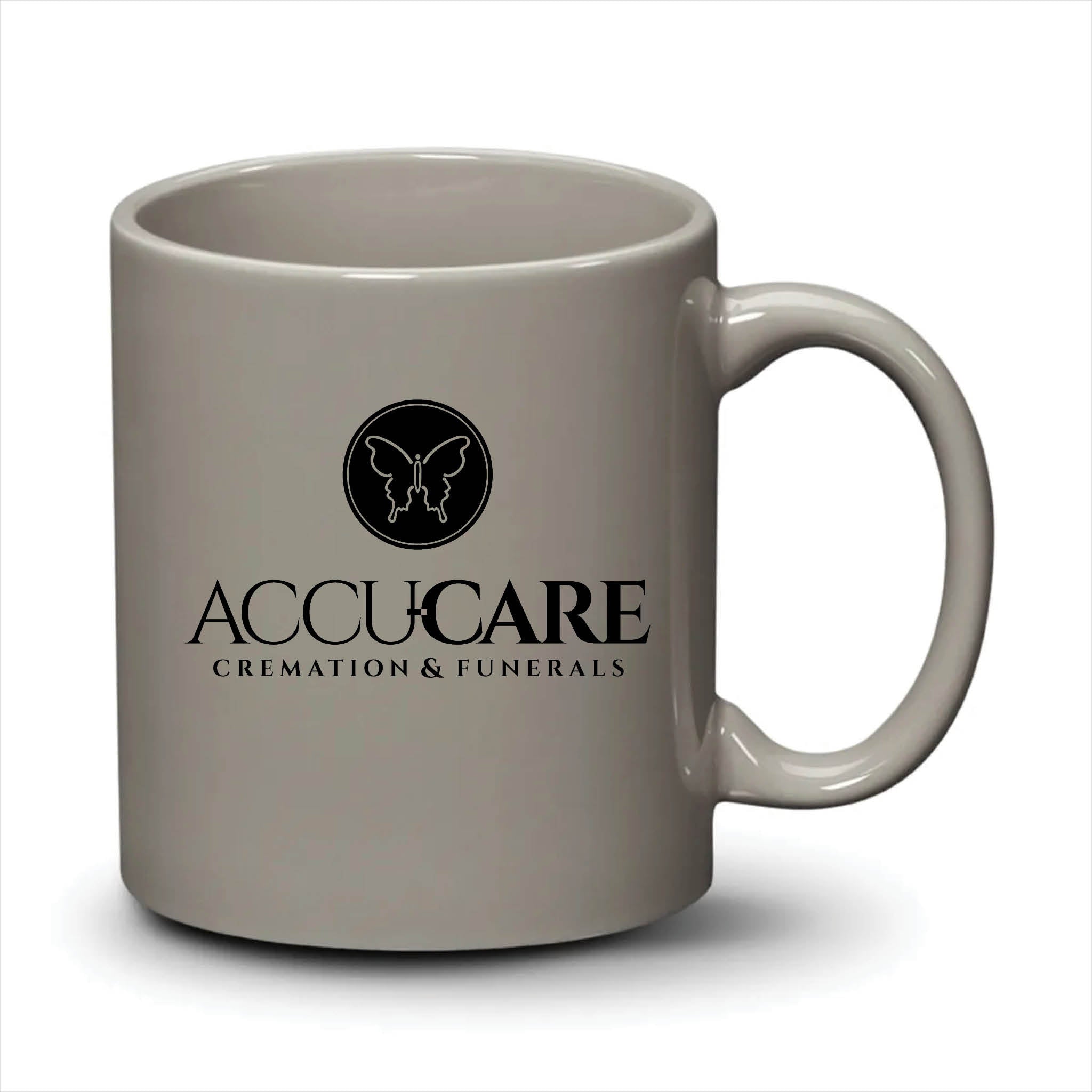 Malibu Mug Light Grey Black Logo