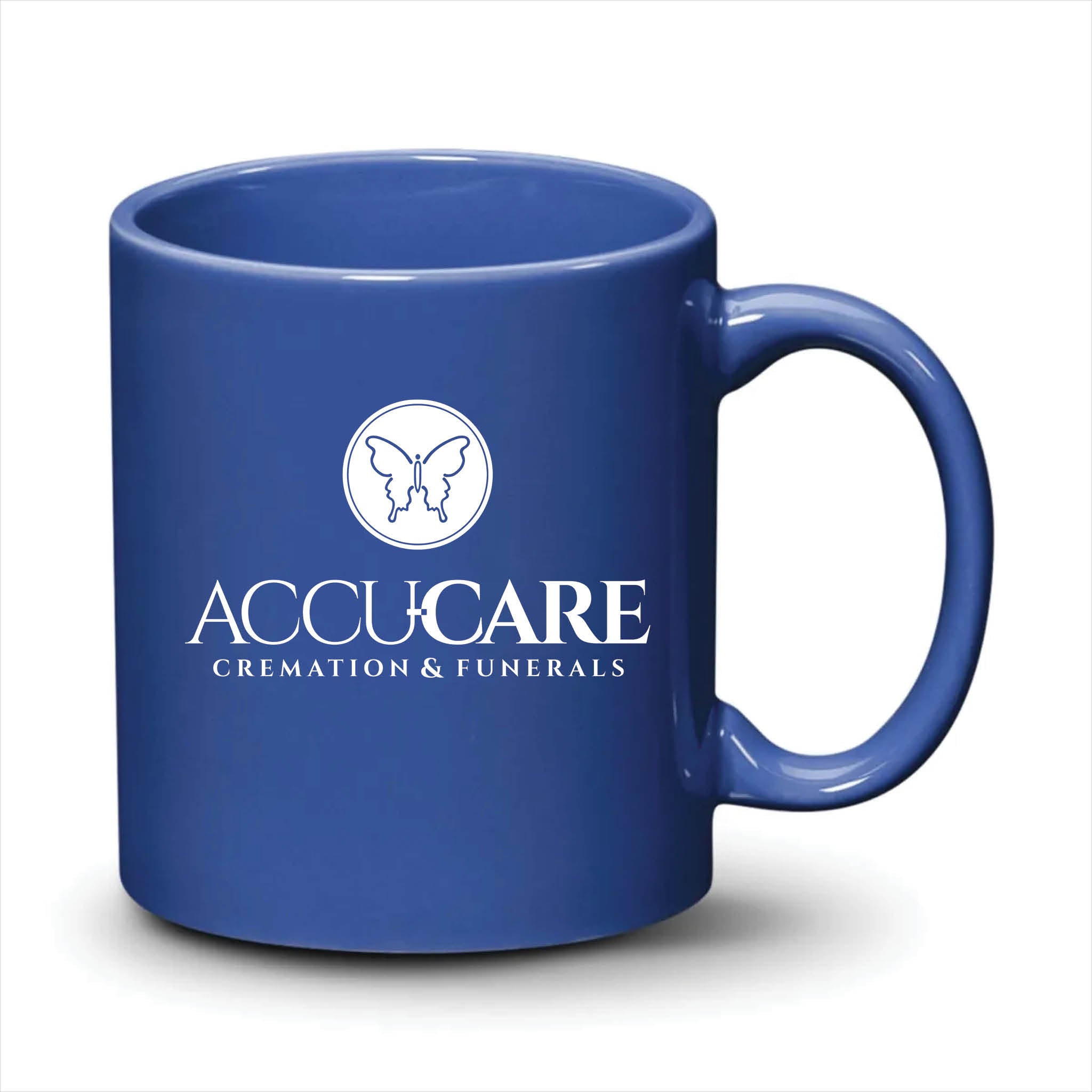 Malibu Mug Ocean Blue White Logo