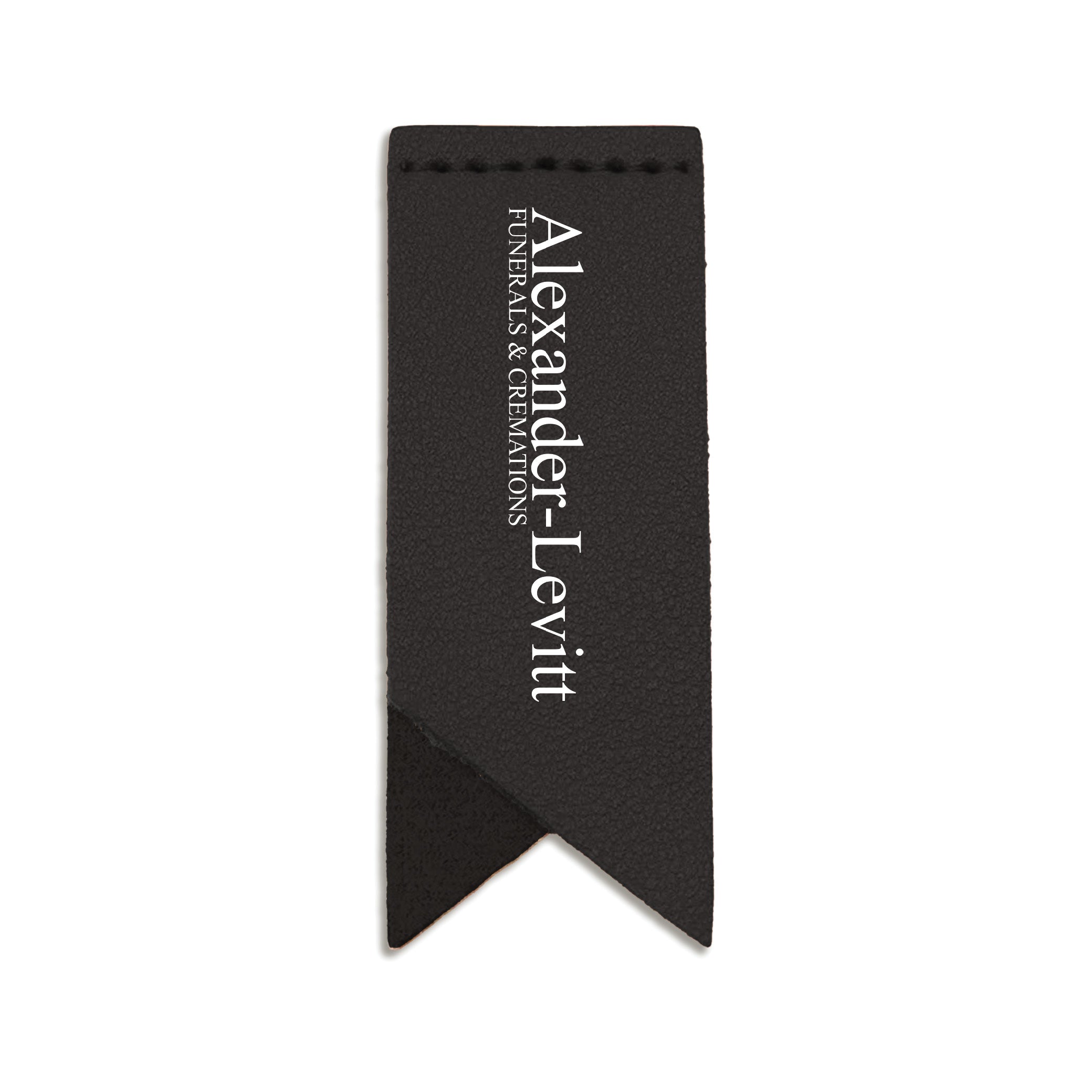 Handmade Leather Bookmark Corner Marker Clip Read Sign Black