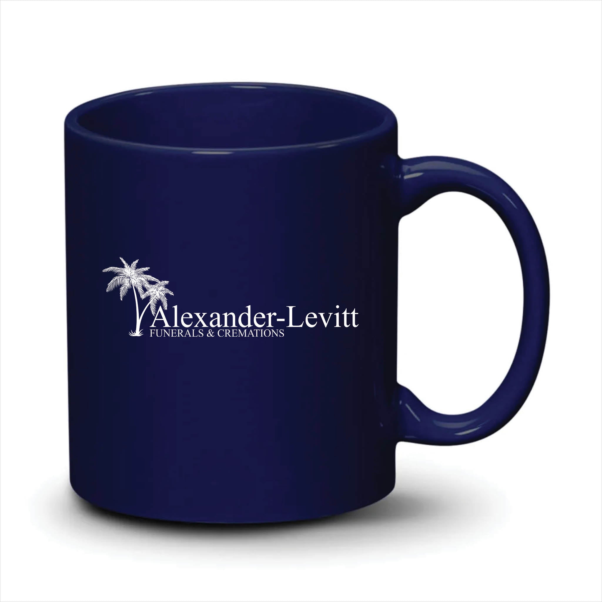 Malibu Mug Cobalt White Logo