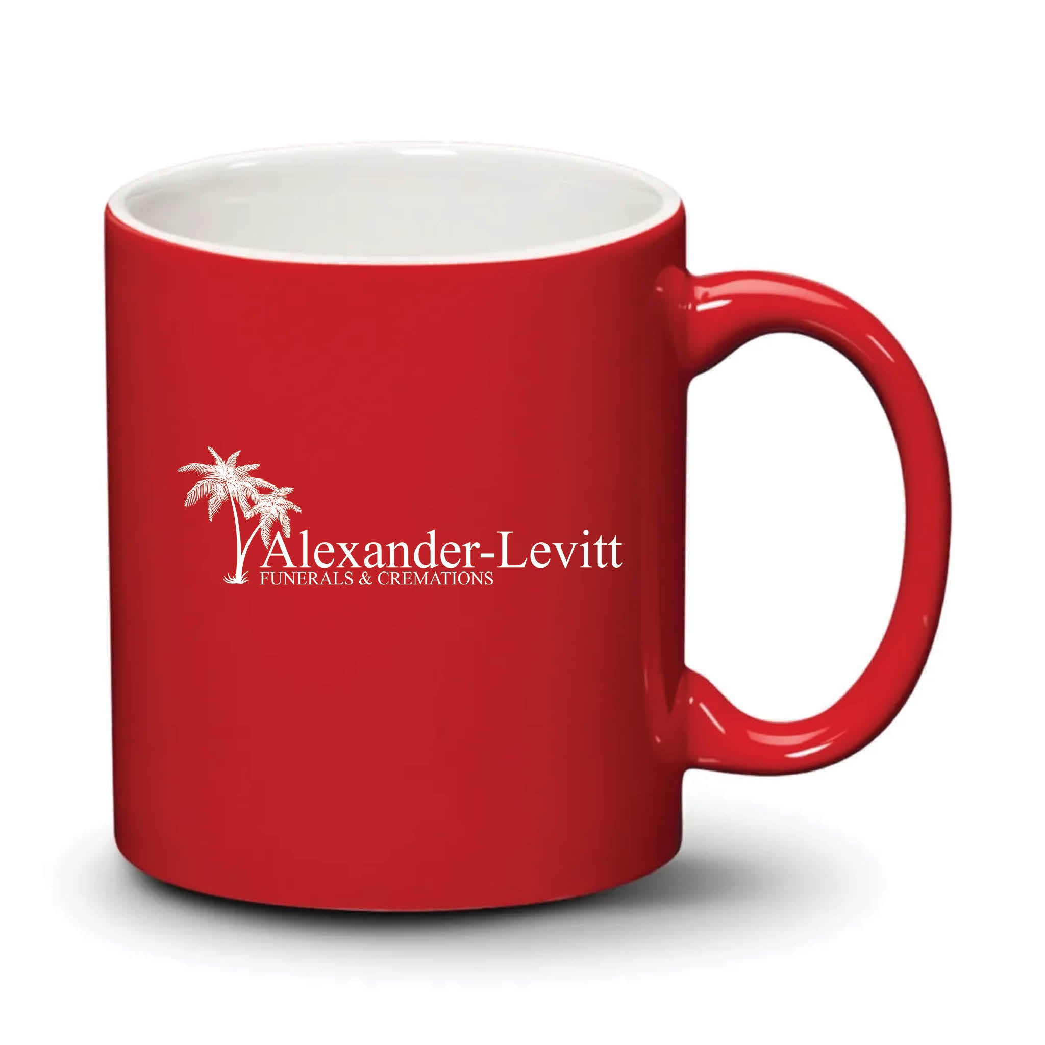 Malibu Mug Red White Logo