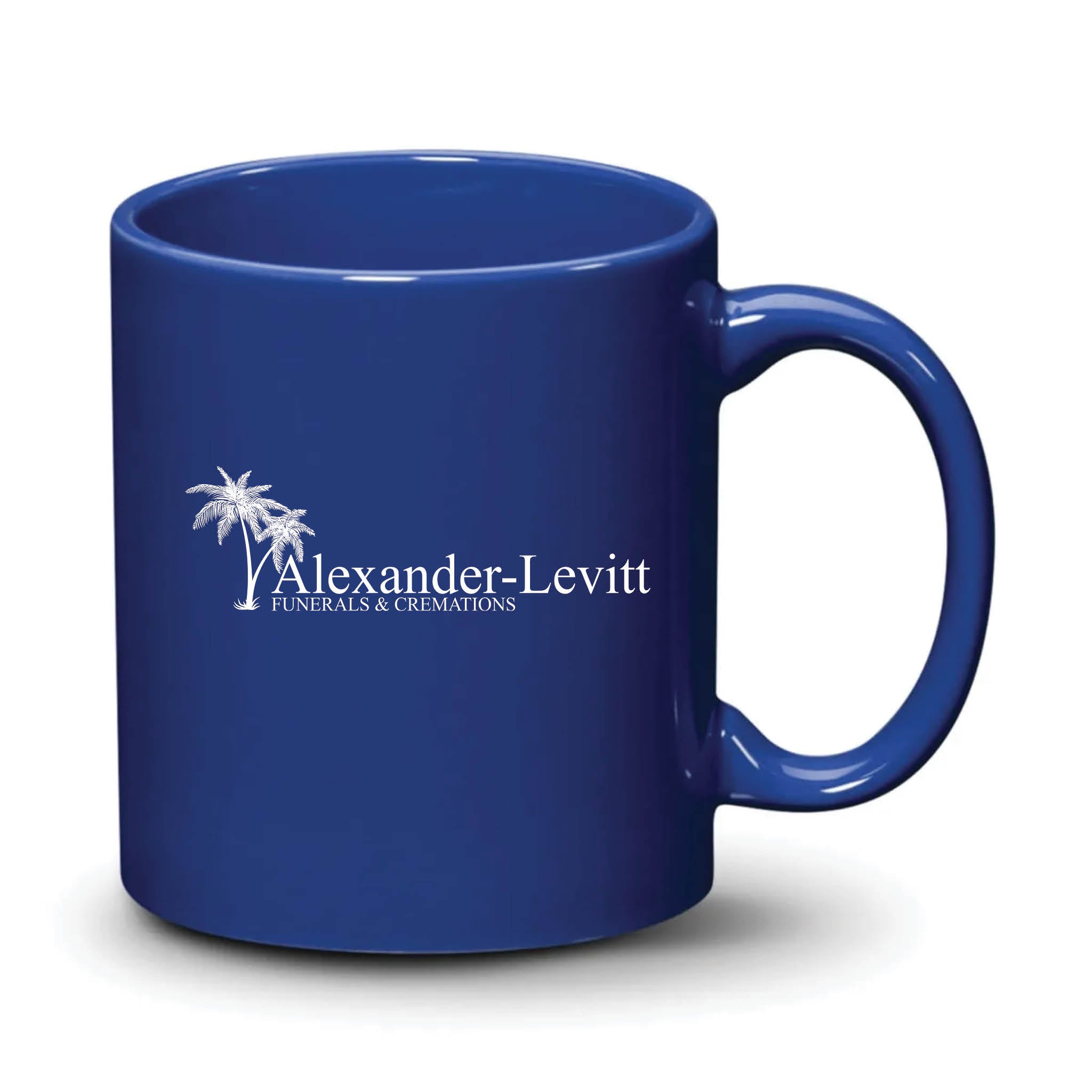 Malibu Mug Royal Blue White Logo