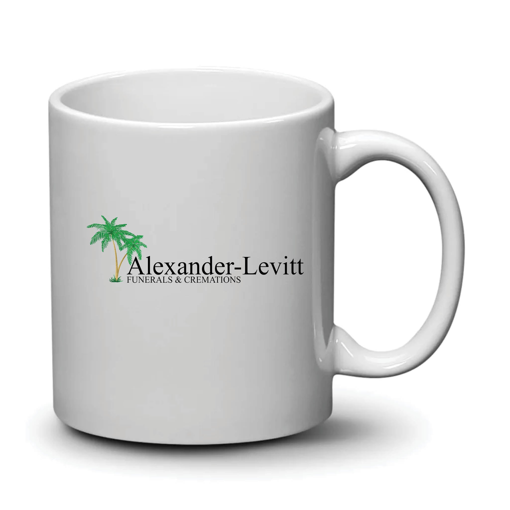 Malibu Mug White Full Color Logo