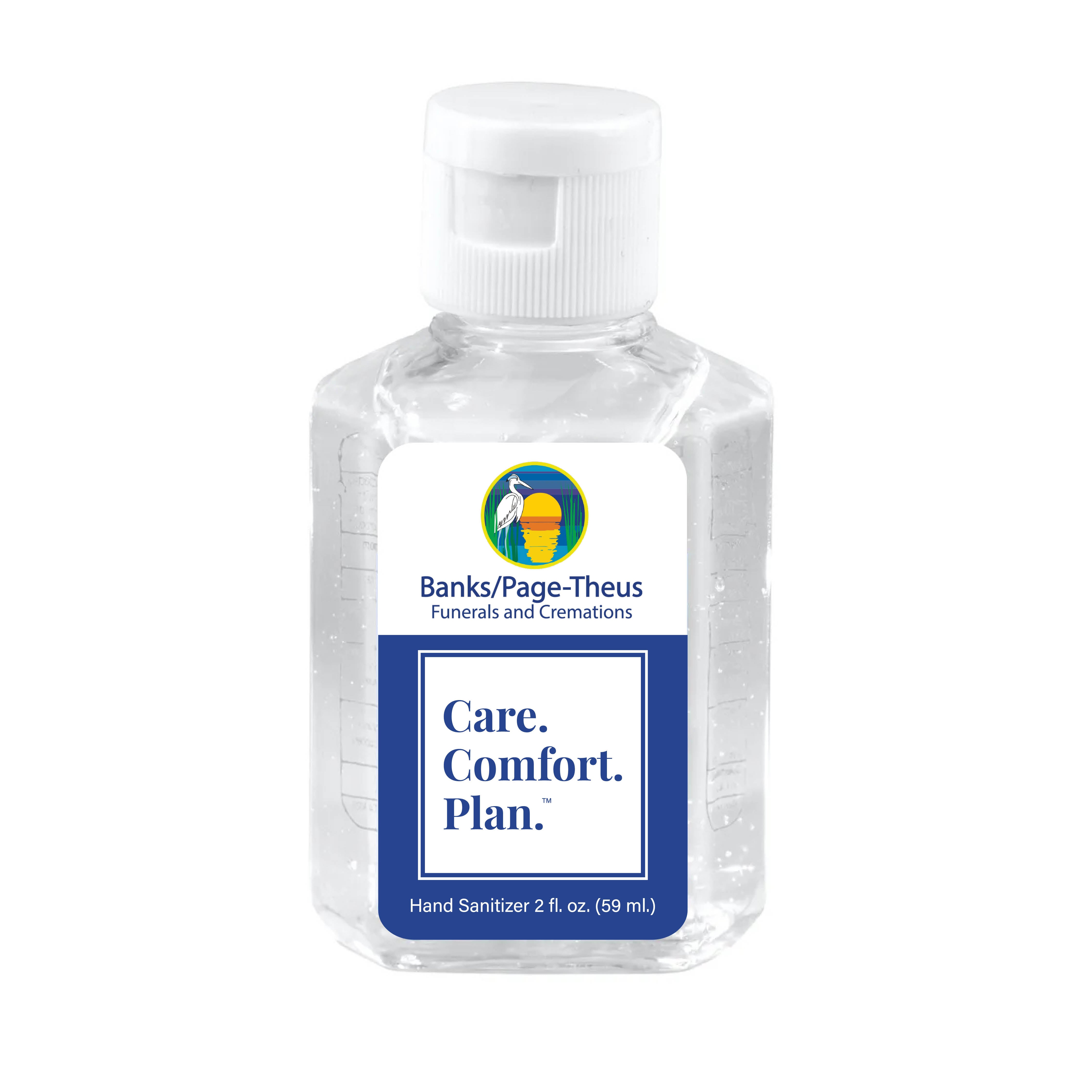 2.0 oz Hand Sanitizer Antibacterial Gel in Flip T