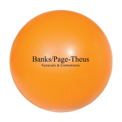 Round Stress Ball Orange