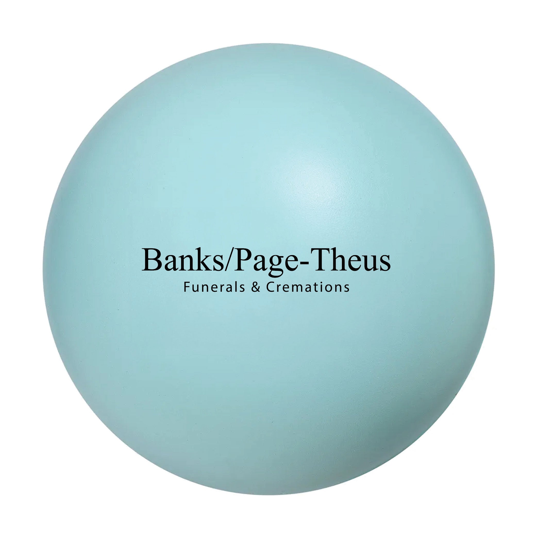 Round Stress Ball Light Blue