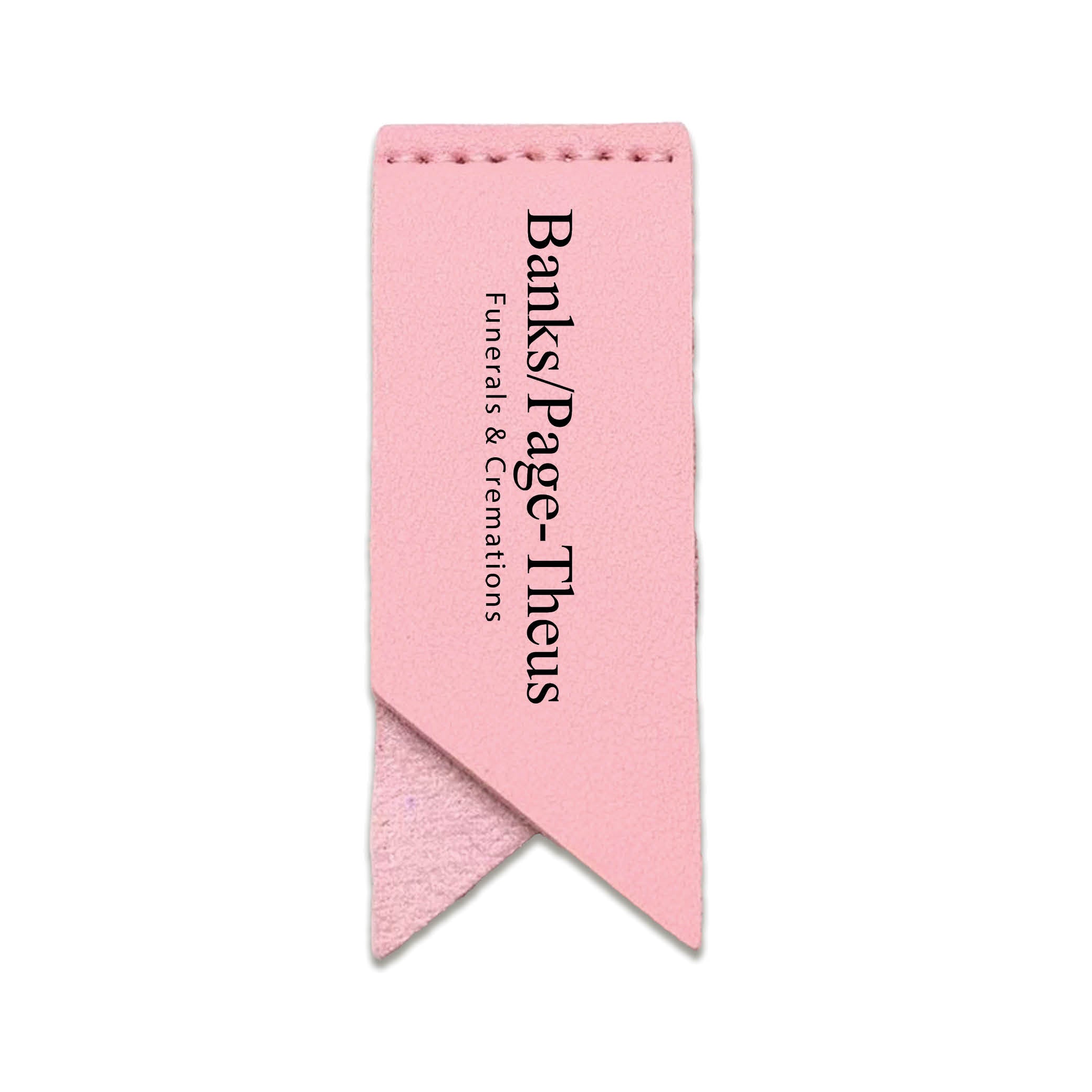 Handmade Leather Bookmark Corner Marker Clip Read Sign Pink