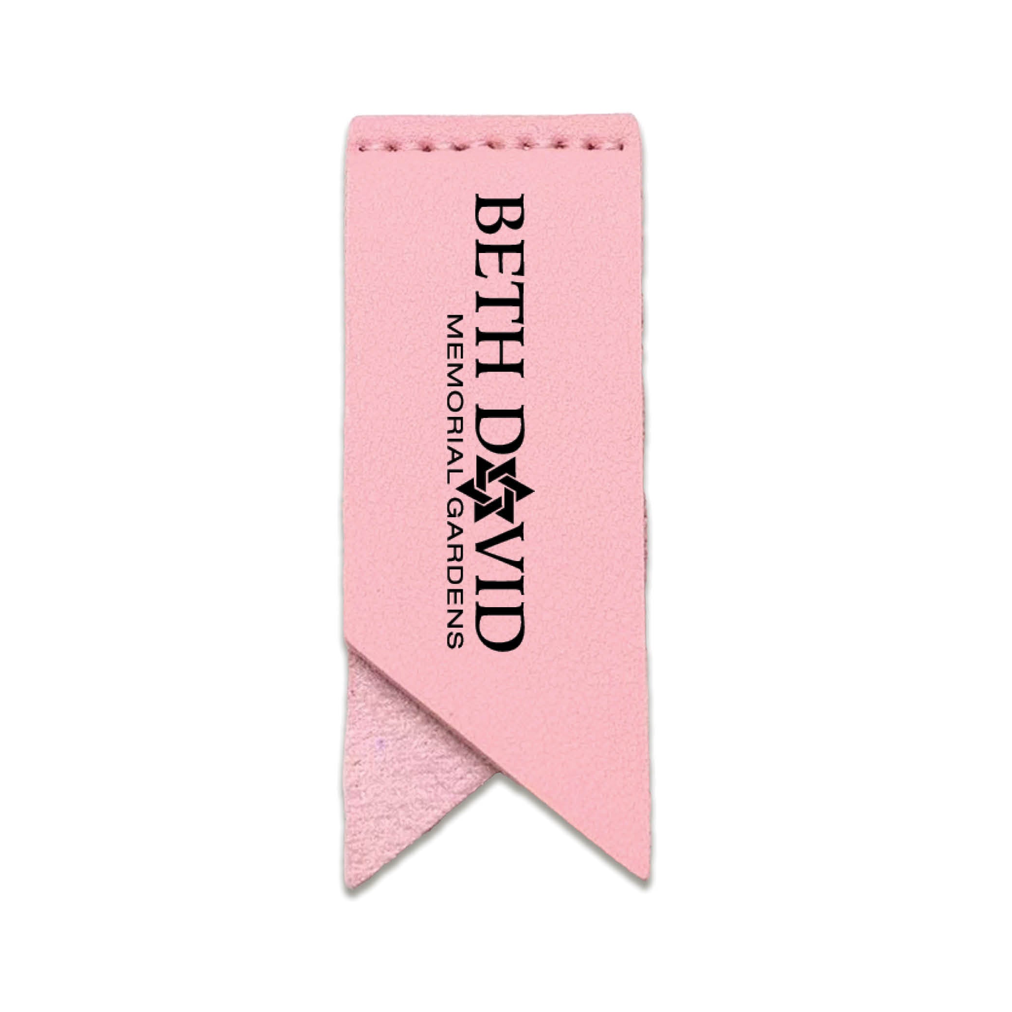 Handmade Leather Bookmark Corner Marker Clip Read Sign Pink