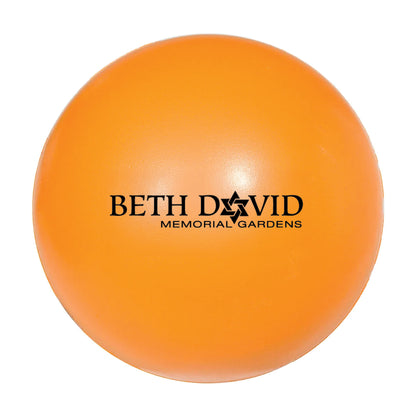 Round Stress Ball Orange