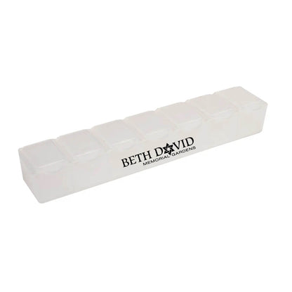 7 Day Pill Box Translucent White