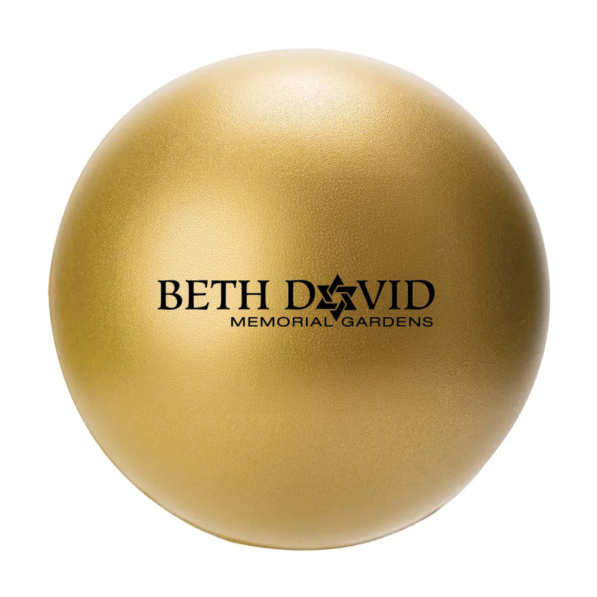 Round Stress Ball Gold