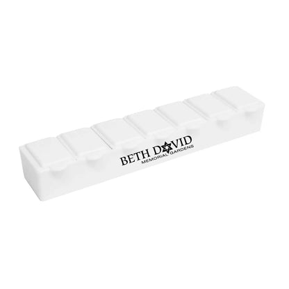 7 Day Pill Box White
