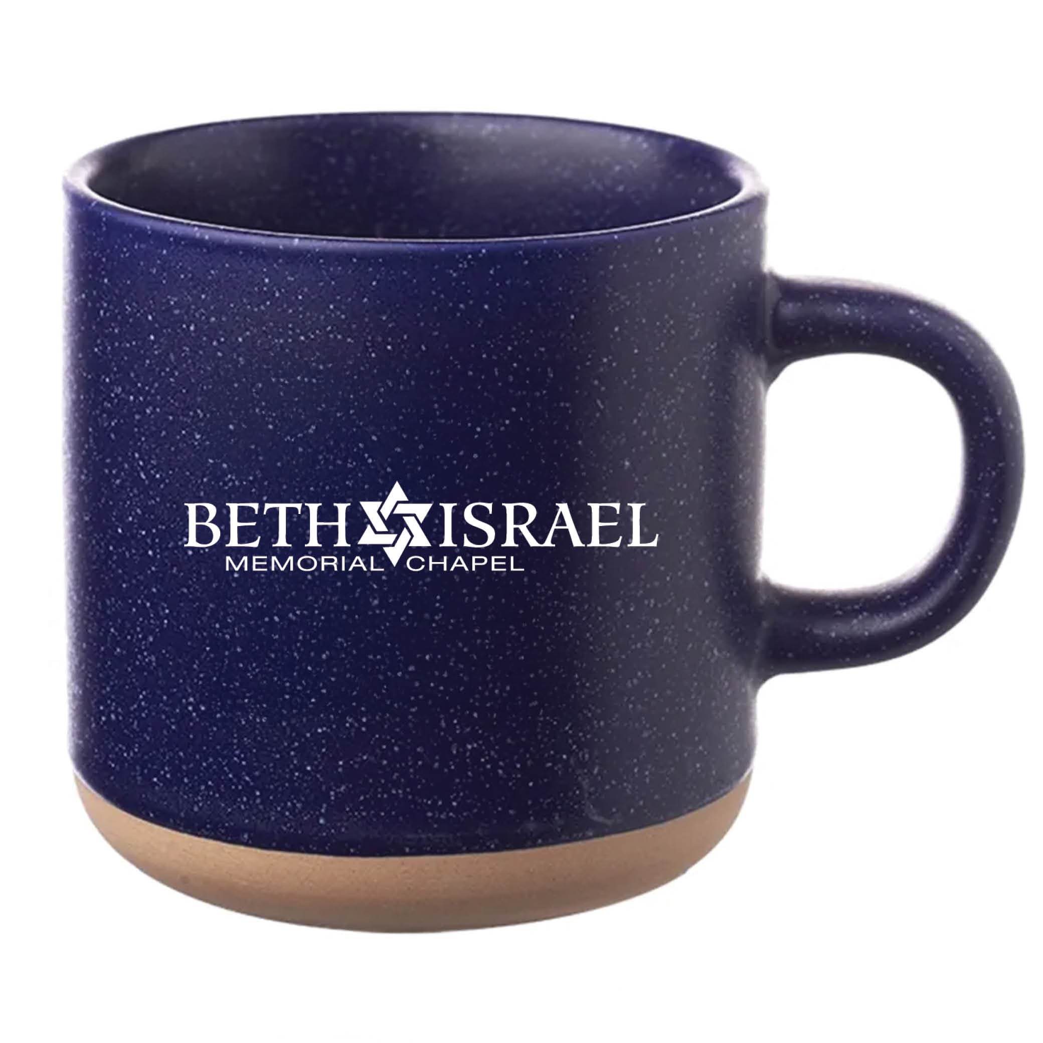 Cosmic Speckled Clay Coffee Mug 11 oz Blue