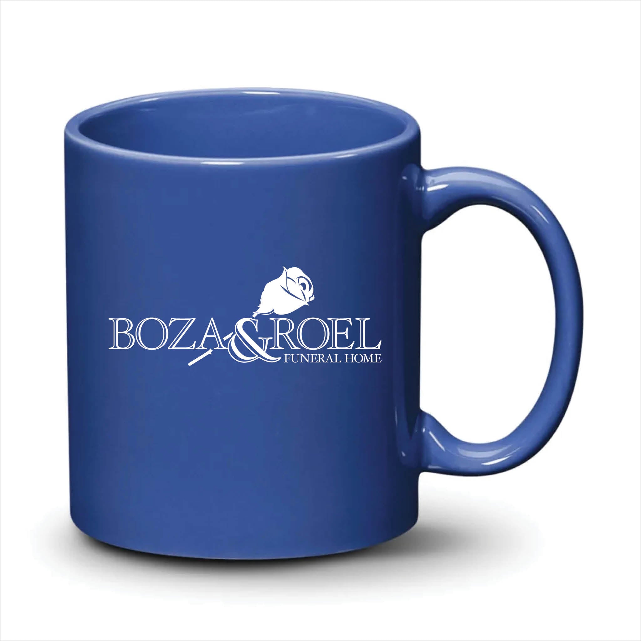 Malibu Mug Ocean Blue White Logo