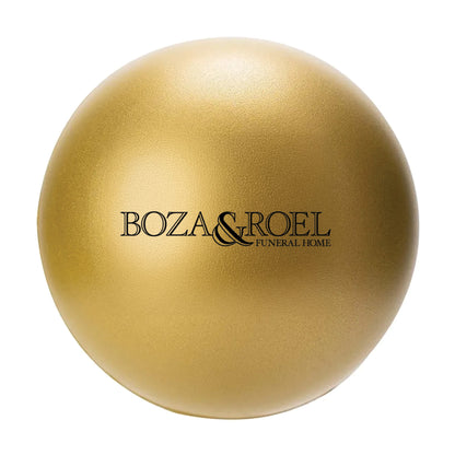 Round Stress Ball Gold