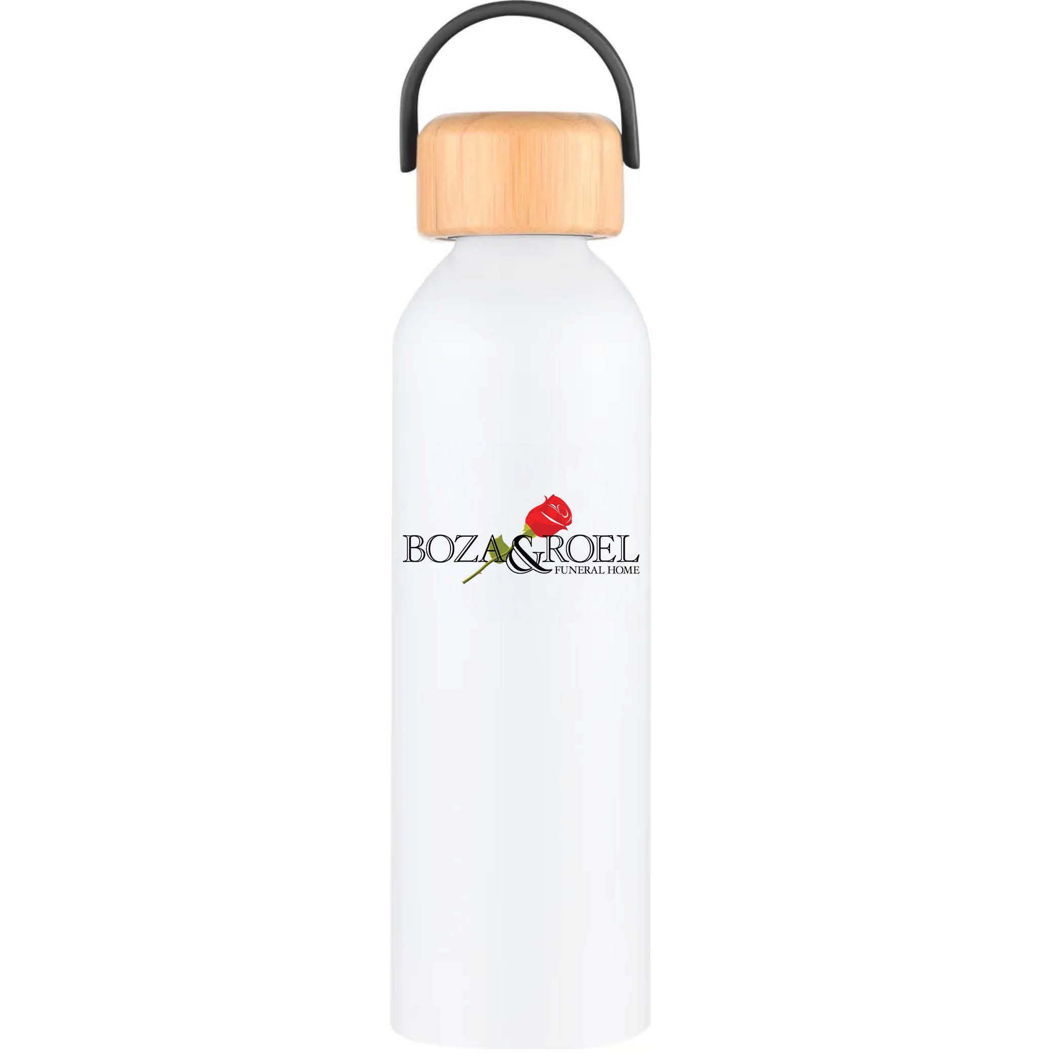Geyser-VI 24 Oz. Eco Friendly Sports Water Bottle White