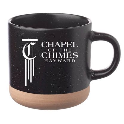Cosmic Speckled Clay Coffee Mug 11 oz Black