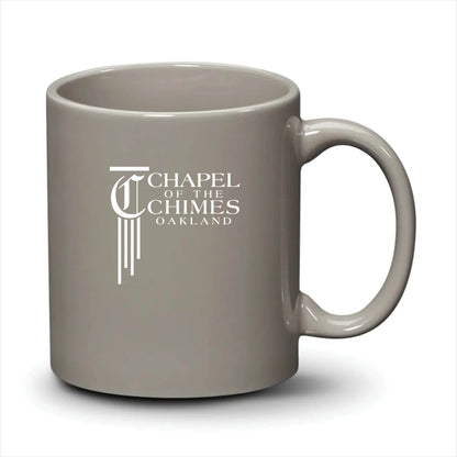 Malibu Mug Light Grey White Logo