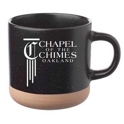 Cosmic Speckled Clay Coffee Mug 11 oz Black