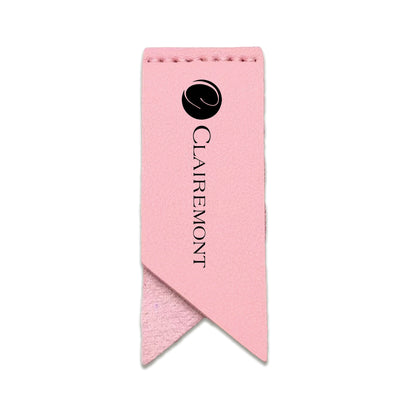 Handmade Leather Bookmark Corner Marker Clip Read Sign Pink