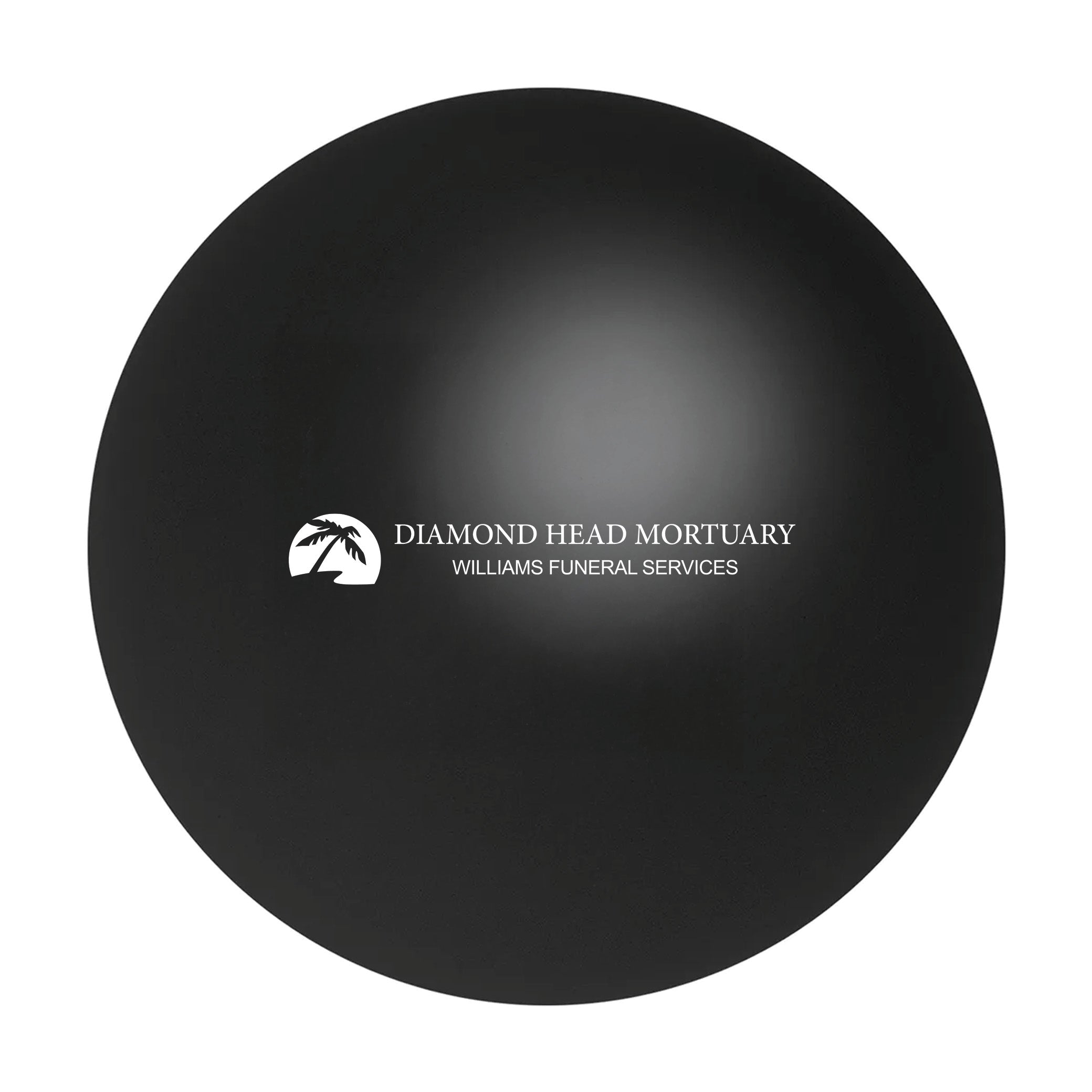 Round Stress Ball Black