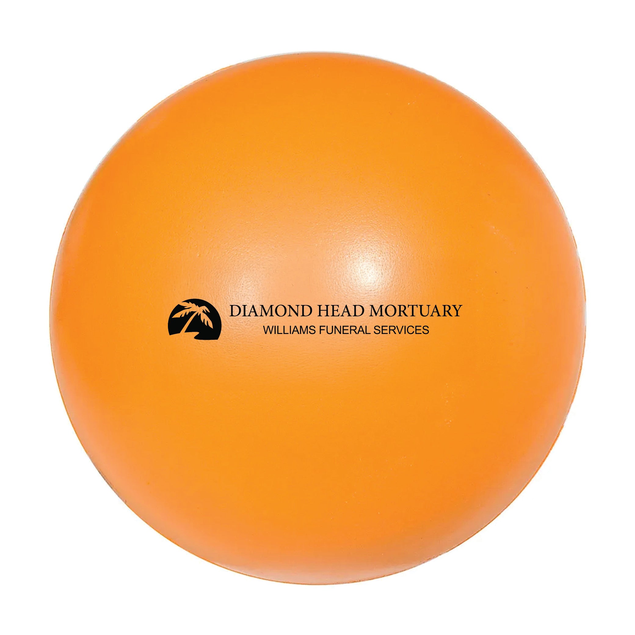 Round Stress Ball Orange