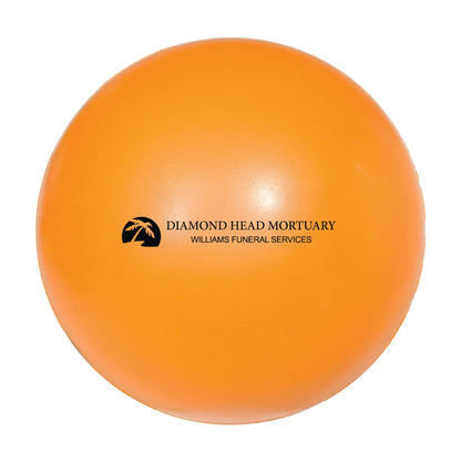 Round Stress Ball Orange