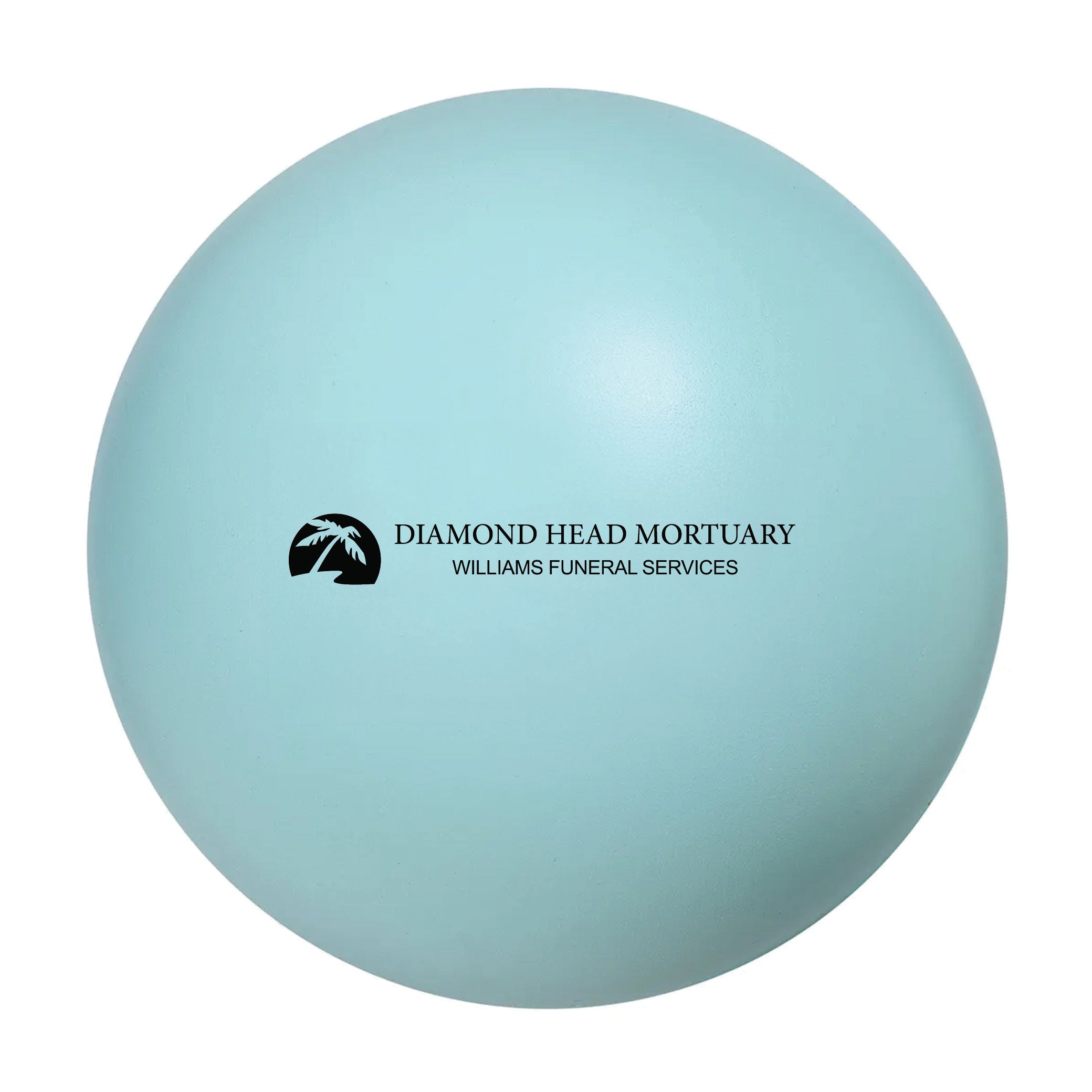 Round Stress Ball Light Blue