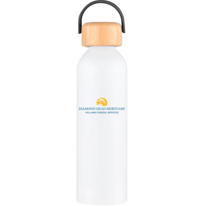 Geyser-VI 24 Oz. Eco Friendly Sports Water Bottle White