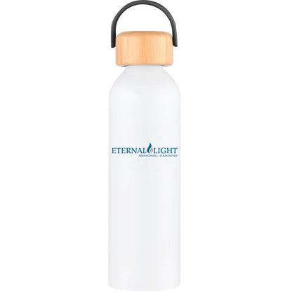 Geyser-VI 24 Oz. Eco Friendly Sports Water Bottle White
