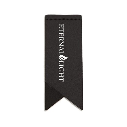 Handmade Leather Bookmark Corner Marker Clip Read Sign Black