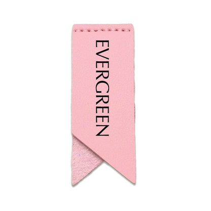 Handmade Leather Bookmark Corner Marker Clip Read Sign Pink