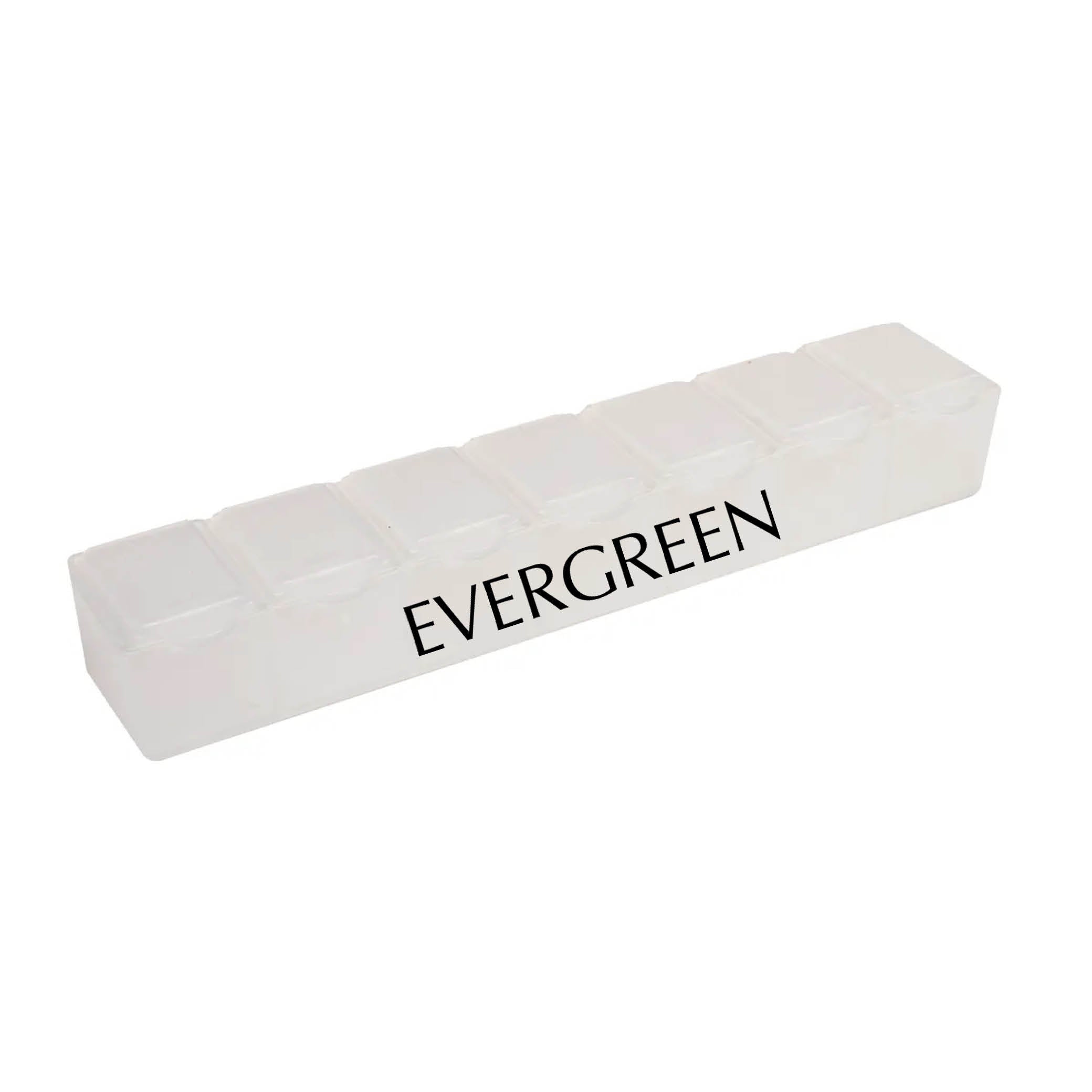 7 Day Pill Box Translucent White