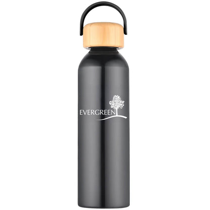 Geyser-VI 24 Oz. Eco Friendly Sports Water Bottle Black