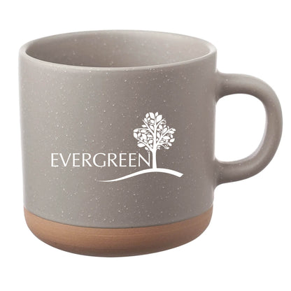 Cosmic Speckled Clay Coffee Mug 11 oz Gray