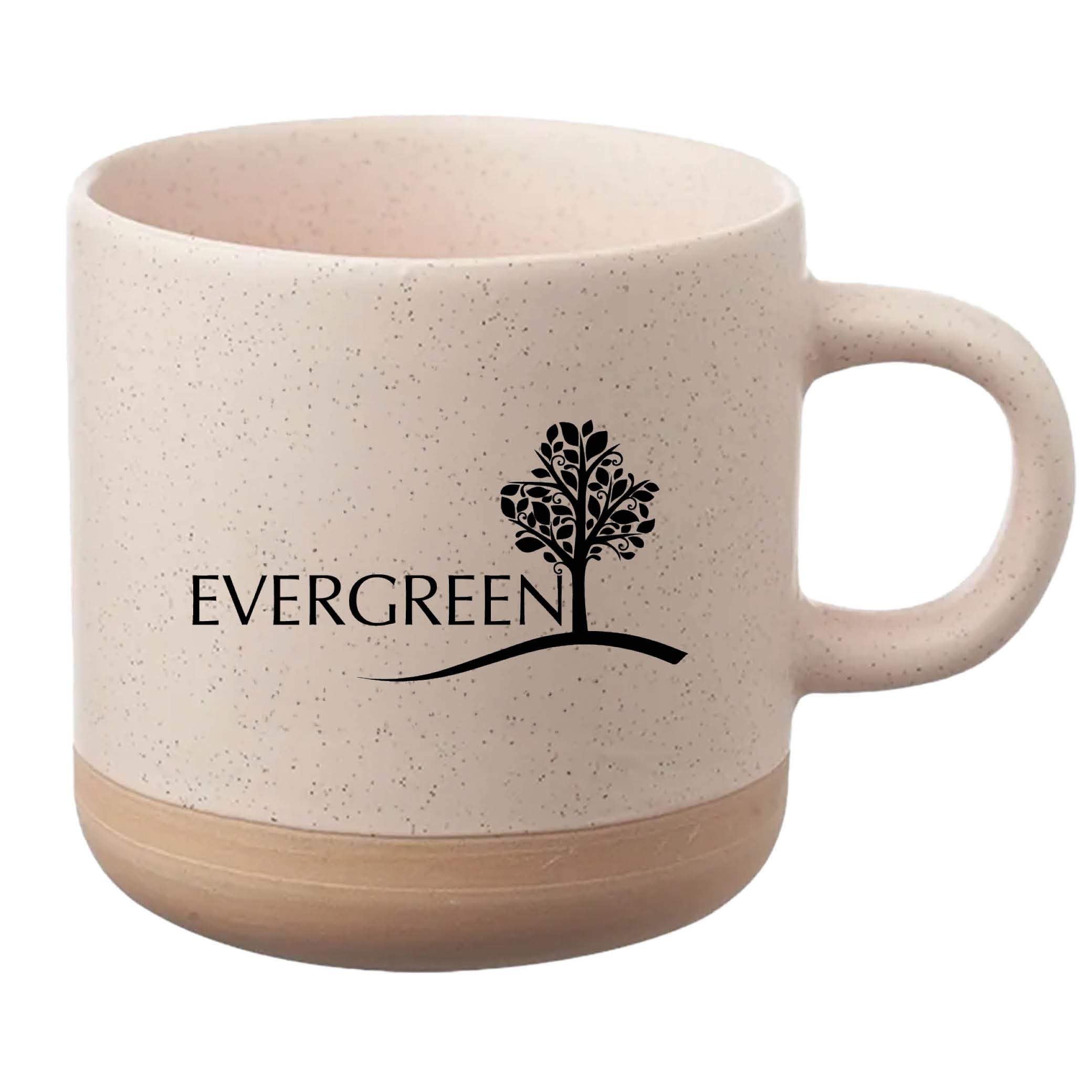 Cosmic Speckled Clay Coffee Mug 11 oz Cream
